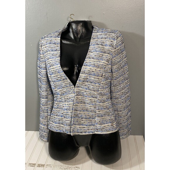 Tom Tailor Women’s eye hook closure Blazer Large - Picture 2 of 9